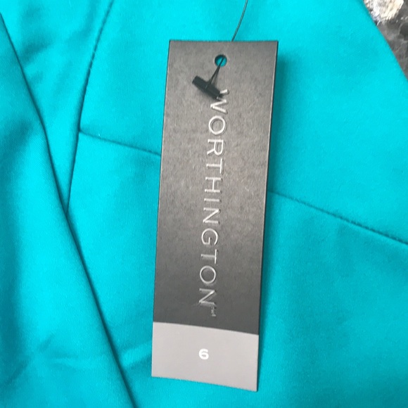 Turquoise pencil skirt - Picture 6 of 6